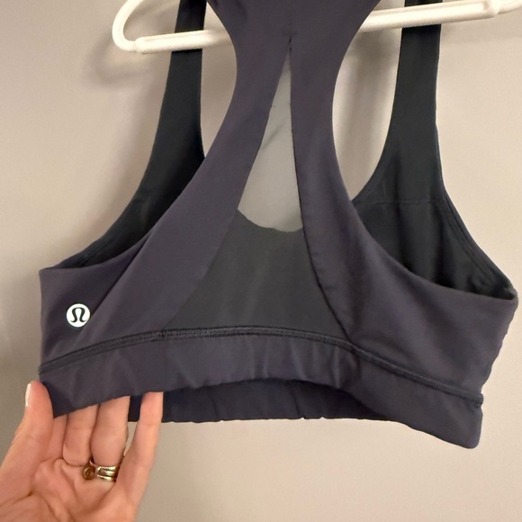 Lululemon Free To Be Elevated Long Line Sports Bra Gray Size 6 - Picture 3 of 4